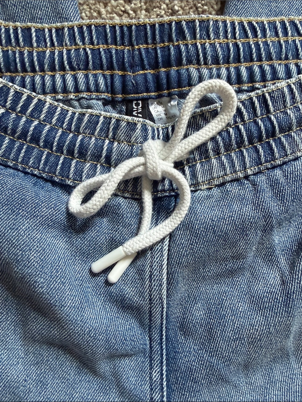 H&M Drawstring Jeans - Blue - Picture 4 of 4